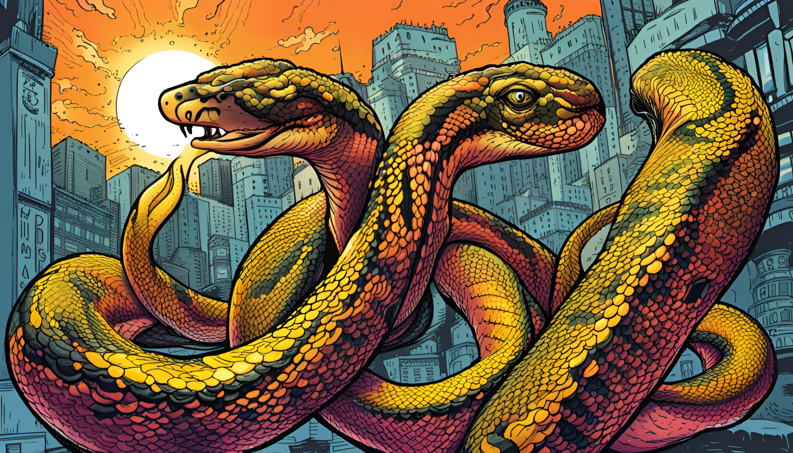 Python in AI Development - Dreamt up by me and Dreamstudio.ai