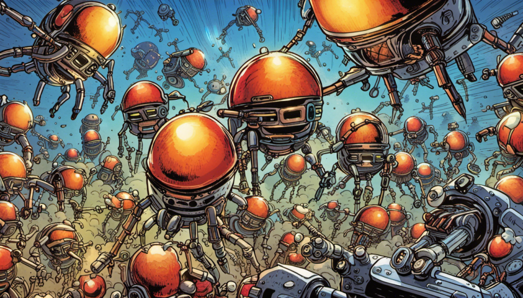 AI nanobots - dreamt up by me and Dreamstudio.ai